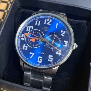 ONISS Paris Stainless Steel with Blue Face